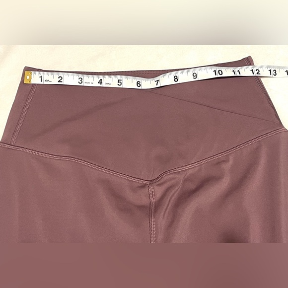 Victoria's Secret Women’s Dusty Pink Mauve Crossover Leggings Med Sz 10/170/72A - Picture 7 of 12
